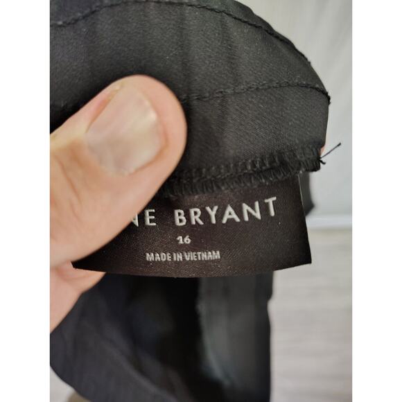 Copied - Lane Bryant Women's Black Casual Pants Zip Pockets Size 16 - Picture 4 of 7